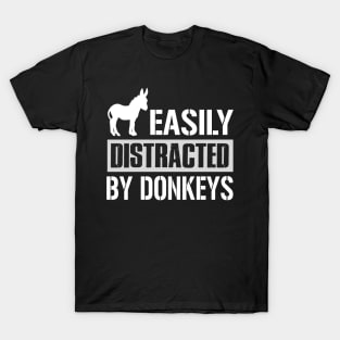 Easily Distracted By Donkeys T-Shirt